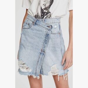 FREE PEOPLE PARKER WRAP SKIRT